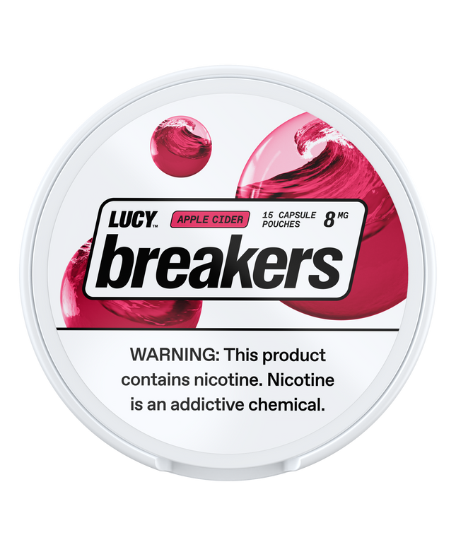 Lucy Breakers Apple Cider 8mg - Rushnico- Nicotine Pouches USA - Express Delivery