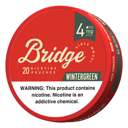 Bridge Wintergreen 4mg - Rushnico- Nicotine Pouches USA - Express Delivery