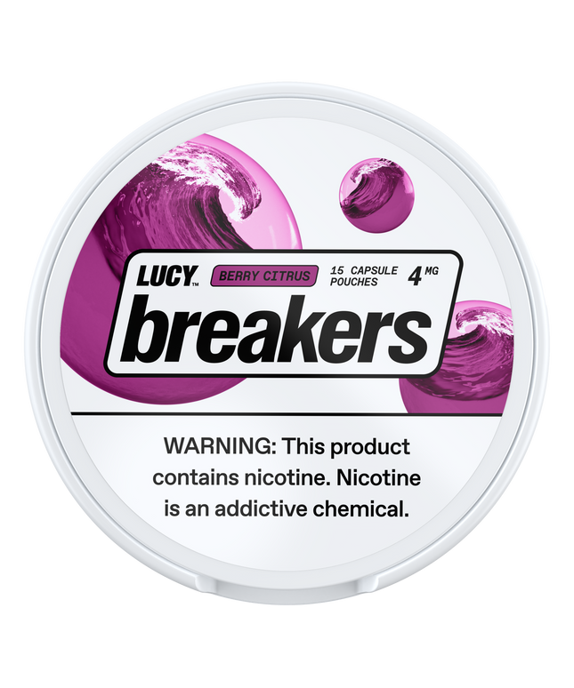 Lucy Breakers Berry Citrus 4mg - Rushnico- Nicotine Pouches USA - Express Delivery