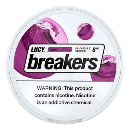 Lucy Breakers Berry Citrus 8mg - Rushnico- Nicotine Pouches USA - Express Delivery