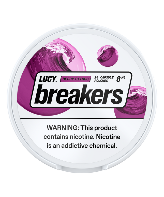 Lucy Breakers Berry Citrus 8mg - Rushnico- Nicotine Pouches USA - Express Delivery