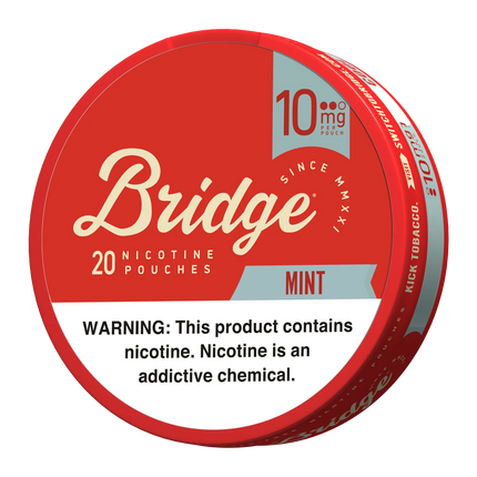 Bridge Cool Mint 10mg - Rushnico- Nicotine Pouches USA - Express Delivery