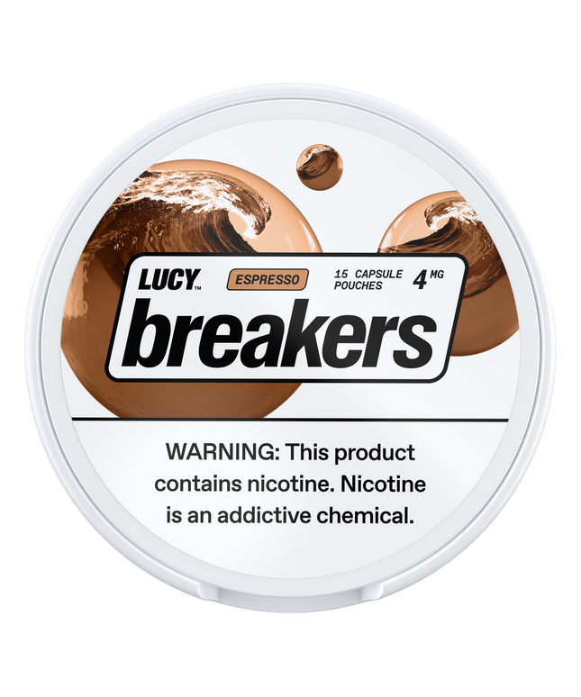 Lucy Breakers Espresso 4mg - Rushnico- Nicotine Pouches USA - Express Delivery