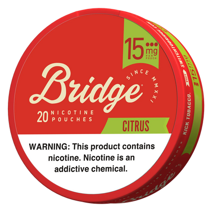 Bridge Citrus 15mg - Rushnico- Nicotine Pouches USA - Express Delivery