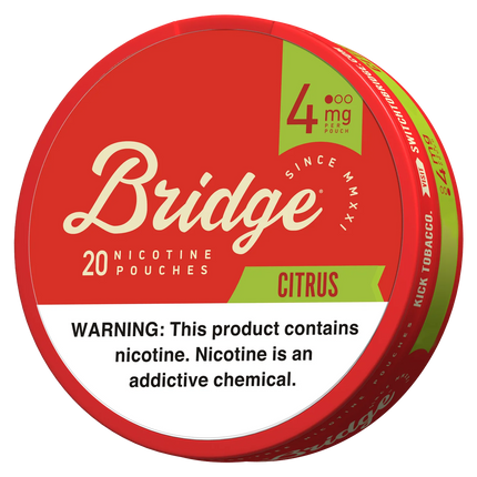 Bridge Citrus 4mg - Rushnico- Nicotine Pouches USA - Express Delivery