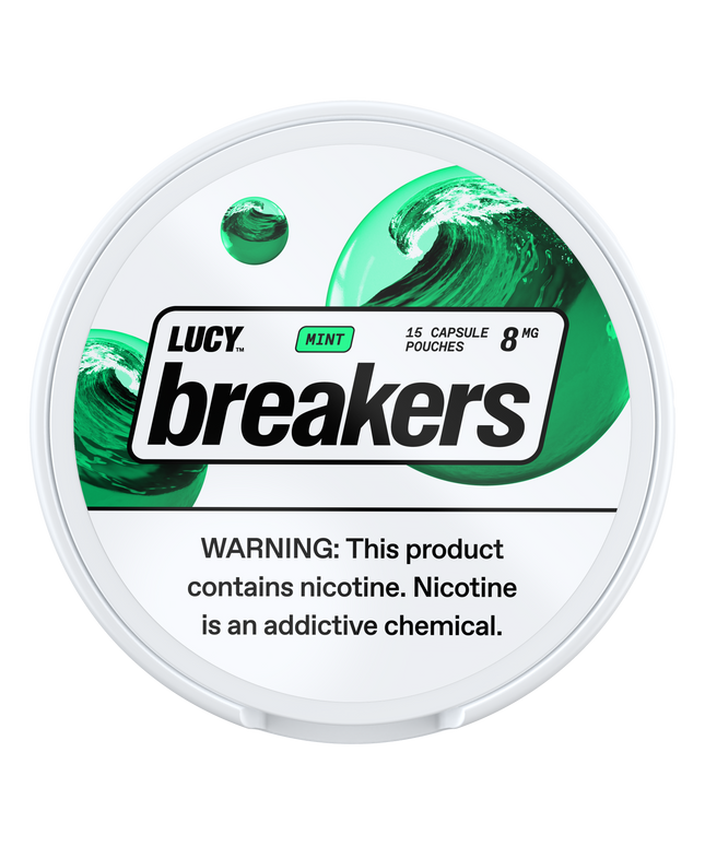 Lucy Breakers Mint 8mg - Rushnico- Nicotine Pouches USA - Express Delivery