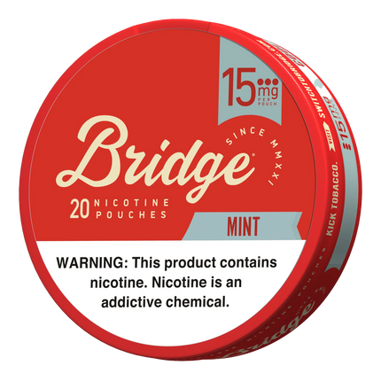 Bridge Cool Mint 15mg - Rushnico- Nicotine Pouches USA - Express Delivery