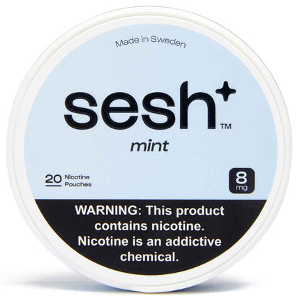 Sesh+ Mint 8mg - Rushnico- Nicotine Pouches USA - Express Delivery