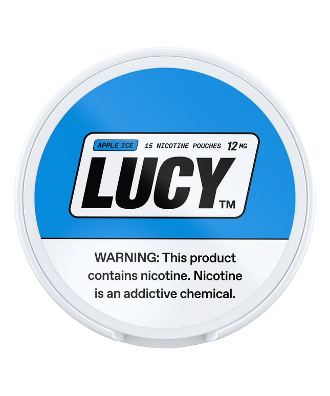 Lucy Pouches Apple Ice 12mg - Rushnico- Nicotine Pouches USA - Express Delivery