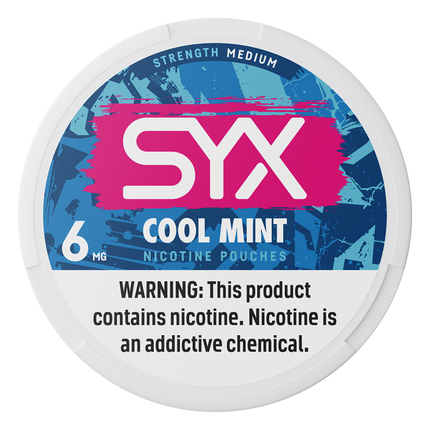 SYX Cool Mint 6mg - Rushnico- Nicotine Pouches USA - Express Delivery