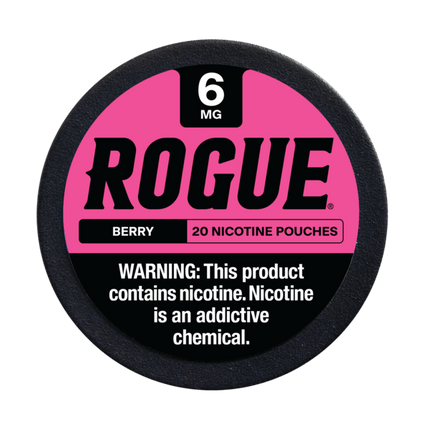 Rogue Berry 6mg - Rushnico- Nicotine Pouches USA - Express Delivery