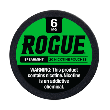 Rogue Spearmint 6mg - Rushnico- Nicotine Pouches USA - Express Delivery