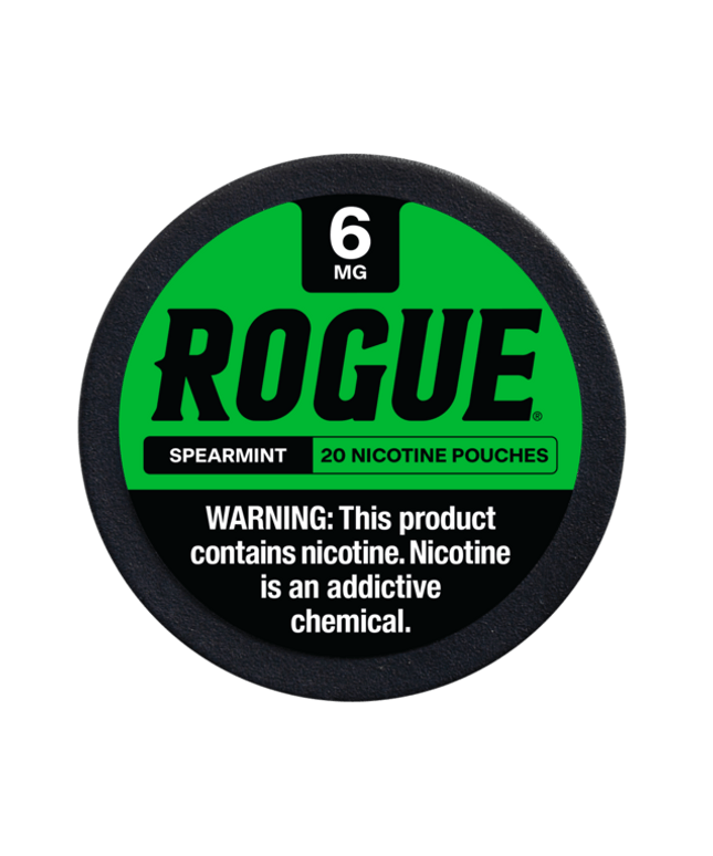 Rogue Spearmint 6mg - Rushnico- Nicotine Pouches USA - Express Delivery