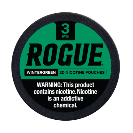 Rogue Wintergreen 3mg - Rushnico- Nicotine Pouches USA - Express Delivery