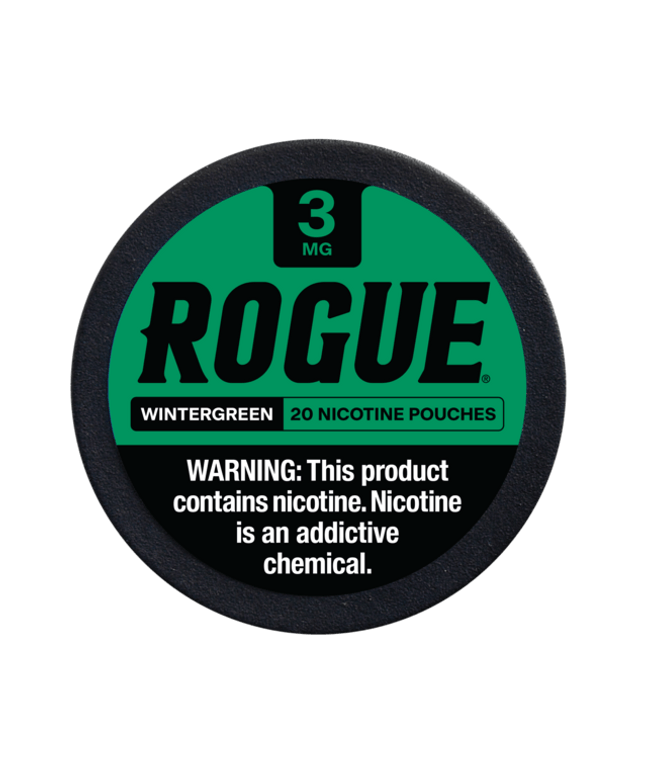 Rogue Wintergreen 3mg - Rushnico- Nicotine Pouches USA - Express Delivery