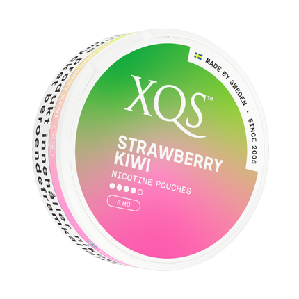 XQS Strawberry Kiwi 8mg - Rushnico- Nicotine Pouches USA - Express Delivery