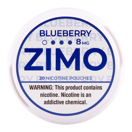 ZIMO Blueberry 8mg - Rushnico- Nicotine Pouches USA - Express Delivery