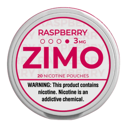 ZIMO Raspberry 3mg - Rushnico- Nicotine Pouches USA - Express Delivery