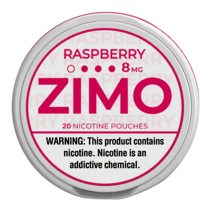 ZIMO Raspberry 8mg - Rushnico- Nicotine Pouches USA - Express Delivery