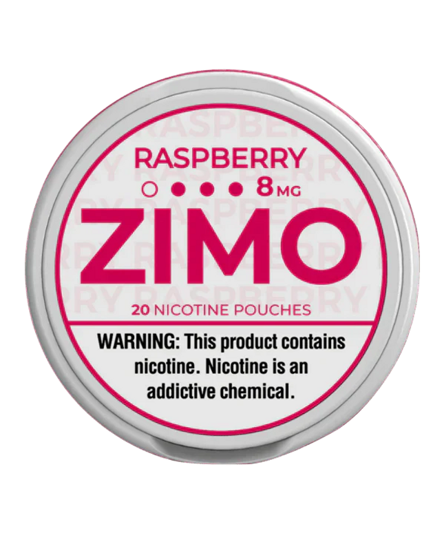 ZIMO Raspberry 8mg Nicotine Pouches
