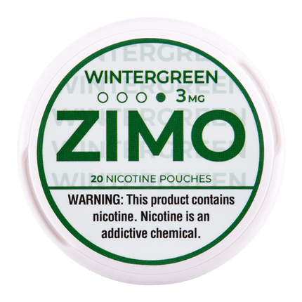 ZIMO Wintergreen 3mg - Rushnico- Nicotine Pouches USA - Express Delivery