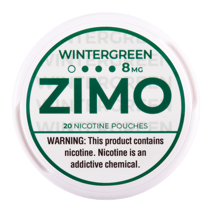 ZIMO Wintergreen 8mg - Rushnico- Nicotine Pouches USA - Express Delivery